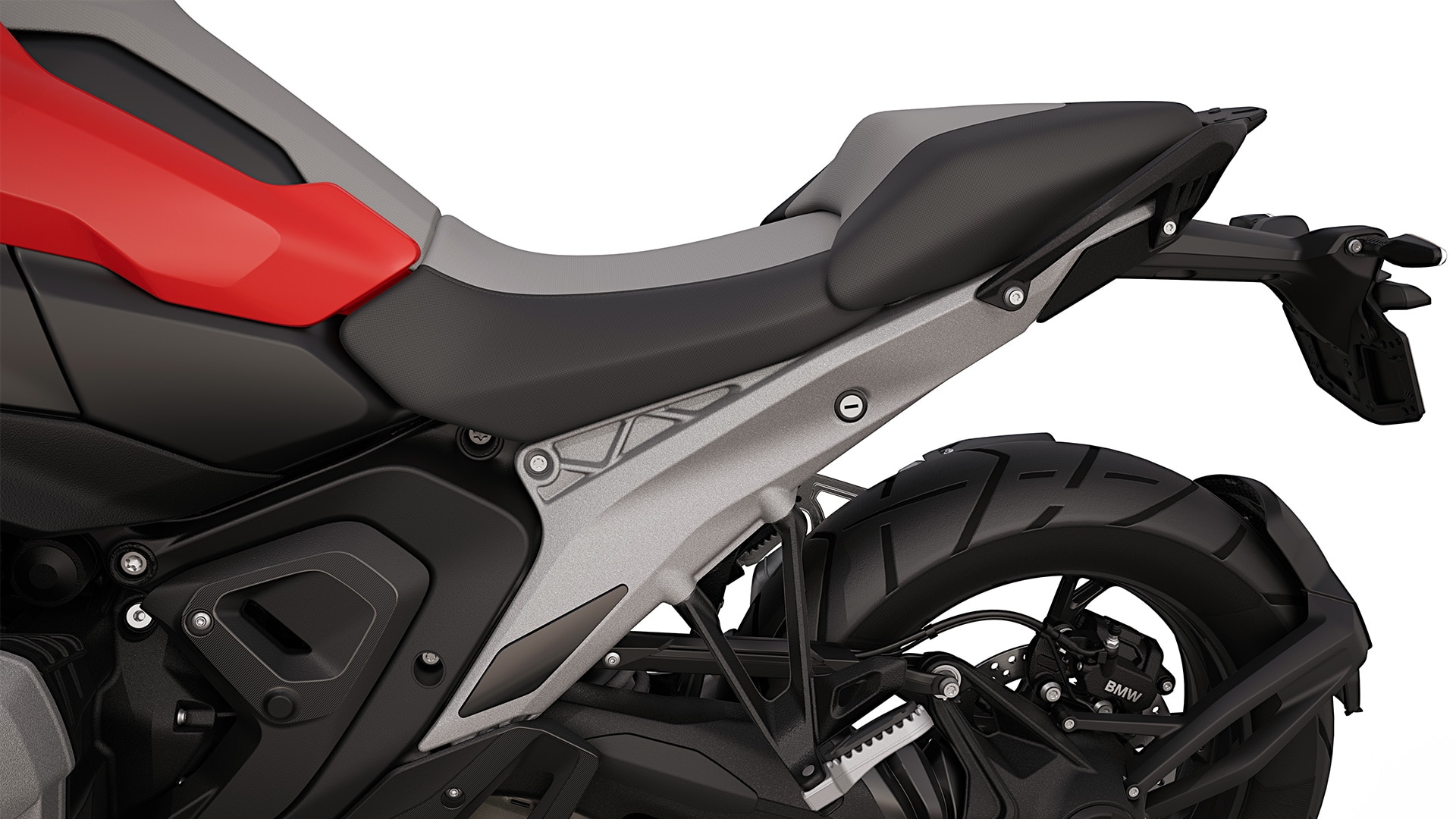 L'arrière avec selle passager et poignées de maintien de la R 1300 GS de BMW Motorrad